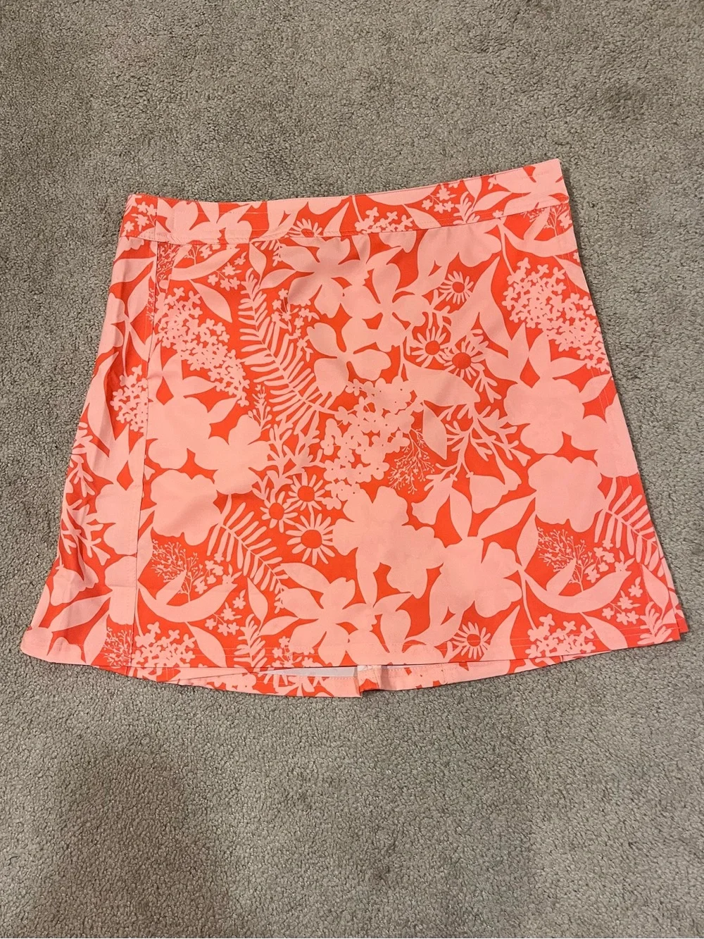 Rip Skirt Hawaiian Tropical Floral Wrap Style Skirt